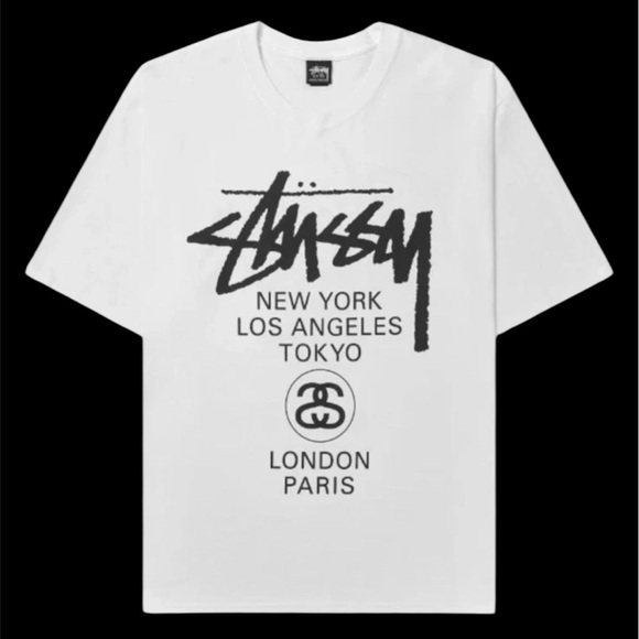 Stussy Other - Stussy World Tour White Tee – NWT – Size Small